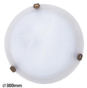 Rabalux ALABASTRO 3203 přisazené svítidlo 1x60W | E27 | IP20 - bílý alabastr