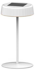 LED Stmívatelná solární nabíjecí stolní lampa VIVIEN LED/3W/5V 2700K IP54 bílá
