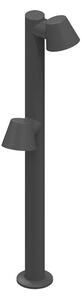VK Light Kover LED sloupkové svítidlo IP65 AntracitováSe dvěma hlavicemi