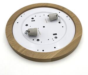 Brilagi - LED Stropní svítidlo BELLADONNA 2xE27/15W/230V pr. 40 cm krémová/dub