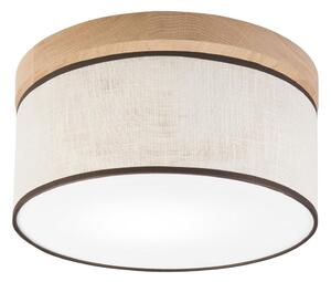 Brilagi - LED Stropní svítidlo BELLADONNA 1xE27/15W/230V pr. 30 cm krémová/dub