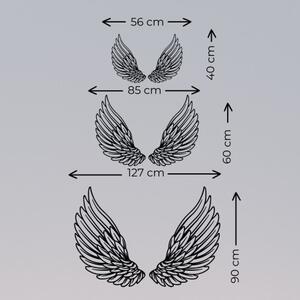Vyřezávaná dřevěná dekorace na zeď andělská křídla | SENTOP HDF0501