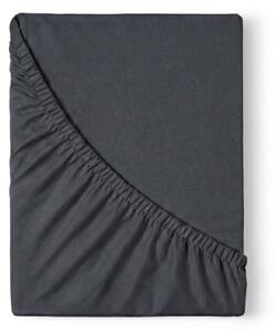 Kvalitex Jersey prostěradlo tmavě šedé 90x200cm