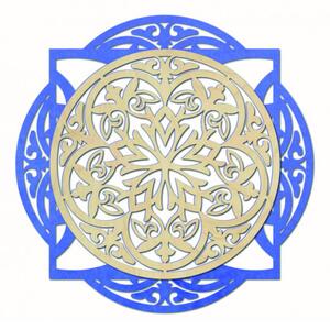 Dřevěný dekorativní obrázek s elegantním vzorem - mandala I SENTOP PR0304