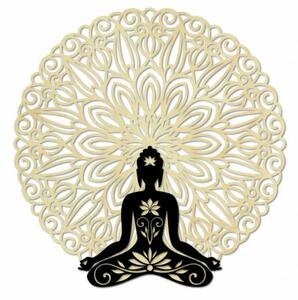 Sentop - 3D nástěnná malba Buddha v mandale 50, 70, 90 cm I SENTOP PR0367