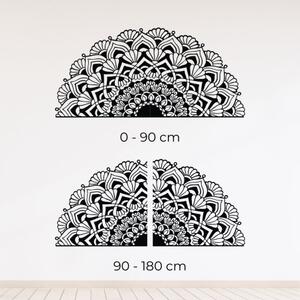 Luxusní dřevěný obraz mandaly - Elegantní nástěnná dekorace I SENTOP PR0371