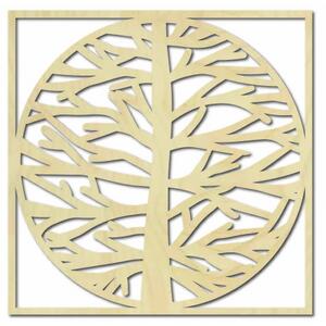 Nástěnná malba strom v rámu I SENTOP PR0372-A plywood tree of life