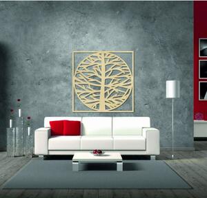Nástěnná malba strom v rámu I SENTOP PR0372-A plywood tree of life