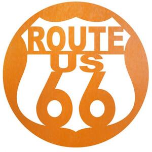 Dřevěná cedule Route 66 - Dekorace interiéru | SENTOP PR0411