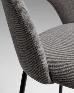 MAHALIA pultová židle tmavě šedá