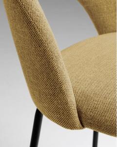 MAHALIA pultová židle žlutá