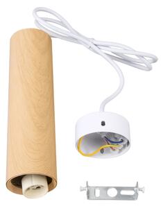 Brilagi - Lustr na lanku SELE 1xGU10/30W/230V bílá/dekor dubu