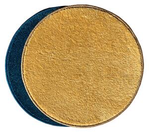 Vopi koberce Kusový koberec Eton Exklusive žlutý kruh - 100x100 (průměr) kruh cm