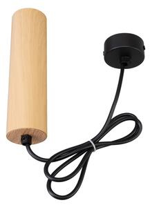 Brilagi - Lustr na lanku SELE 1xGU10/30W/230V černá/dekor dubu