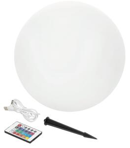 LED RGBW Stmívatelná solární lampa LED/5W/3,7V 3000K IP54 pr. 30 cm