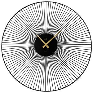 JVD Designové černo - zlaté obrovské nástěnné hodiny JVD HJ101