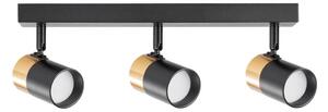 Zuma Line 2204BD-3-BK - Bodové svítidlo FORI 3xGU10/50W/230V černá/zlatá