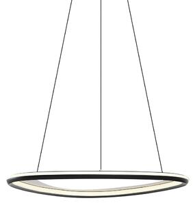 Designové závěsné svítidlo černé s 3-stupňovým stmíváním - Organico