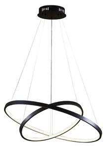 LED Lustr na lanku LEA LED/35W/230V 4000K pr. 60 cm černá