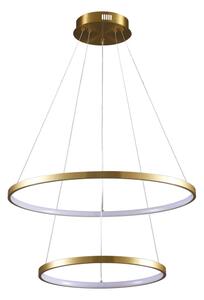 LED Lustr na lanku LEA LED/35W/230V 4000K pr. 60 cm zlatá