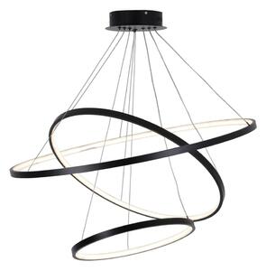 LED Lustr na lanku LEA LED/60W/230V 4000K pr. 80 cm černá