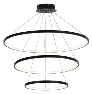 LED Lustr na lanku LEA LED/60W/230V 4000K pr. 80 cm černá