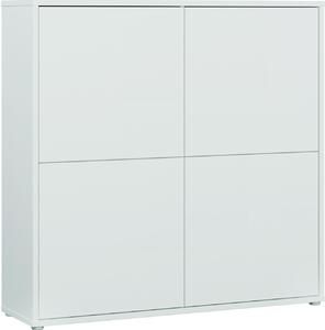 VYSOKÁ KOMODA, světle šedá, 124,5/121,5/34,9 cm Carryhome - Online Only komody, Online Only