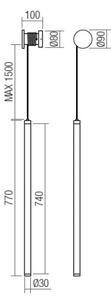 Redo 01-3363 - LED Stm nástěnná lampa SWING LED/16W/230V 3000/4000K CRI 90 bílá