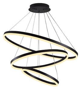 Brilagi -LED Stmívatelný lustr na lanku CIRCLE LED/125W/230V 3000-6500K černá+DO