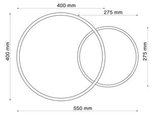 LED Stropní svítidlo ROMAN LED/33W/230V 4000K bílá