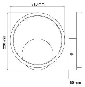 LED Nástěnné svítidlo ROMAN LED/11,5W/230V 4000K zlatá