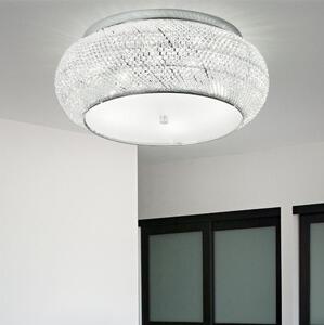 Ideal Lux - Křišťálové stropní svítidlo PASHA 14xE14/40W/230V pr. 65 chrom