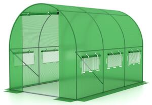 Zahradní fóliovník AUREA zelený 2x3,5 m