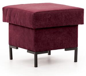 Taburet SOLVO | 53x53 cm | s úložným prostorem | vínová 100 000 cyklů