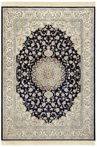 Nouristan - Hanse Home, Kusový koberec Naveh 104378 Darkblue/Cream | modrá, béžová Typ: 160x230 cm