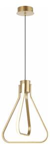 LED Lustr na lanku ZING LED/19W/230V zlatá