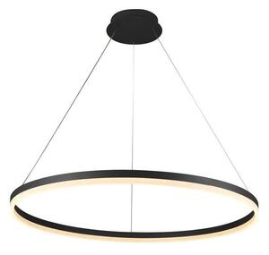 Brilagi - LED Stmívatelný lustr na lanku CIRCLE LED/55W/230V 3000-6500K černá+DO