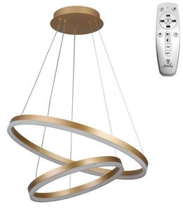 Brilagi - LED Stmívatelný lustr na lanku CIRCLE LED/70W/230V 3000-6500K zlatá+DO