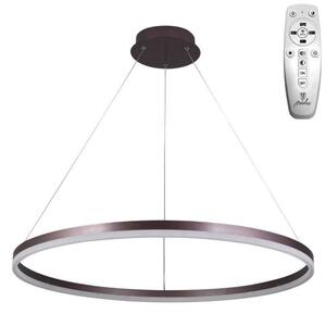 Brilagi - LED Stmívatelný lustr na lanku CIRCLE LED/55W/230V 3000-6500K hnědá+DO