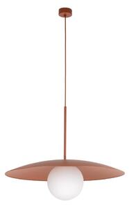 Lustr na lanku SLATE 1xE27/15W/230V pr. 65 cm cihlová