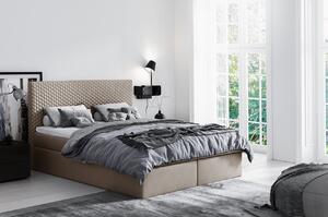 Manželská postel 180 cm Maridos (cappuccino)