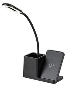 Rabalux CERIE LED Stmívatelná stolní lampa s nabíjením QI LED/4W/5V 3000/4000/6500K černá