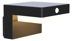 LED Solární nástěnné svítidlo se senzorem MALI LED/4,5W/3,7V 2000 mAh IP44 černá