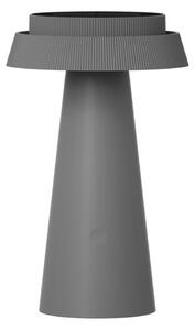 LED Solární lampa MARAKESZ LED/3,7V USB 3600 mAh 1800/2700/3000K IP54 šedá