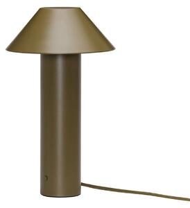 Stolní lampa Hübsch, Tower, stmívatelné, Zelená, Obývací pokoj, Kov, Moderní