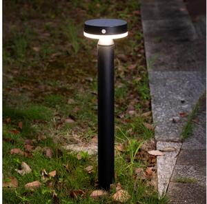 LED Solární lampa se senzorem GWINEA LED/4,5W/3,7V 2000 mAh 50 cm IP44 černá