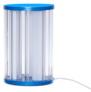 Stolní lampa Hübsch, Aru, stmívatelné, Modrá, Obývací pokoj, Moderní