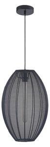 Lustr na lanku KAREI 1xE27/20W/230V pr. 30 cm černá