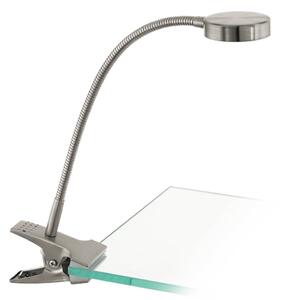 Eglo 54648 - LED Stolní lampa s klipem LED/4,5W/230V 3000K matný chrom