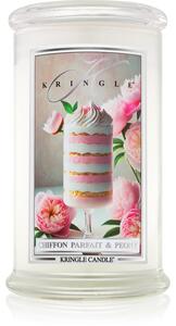 Kringle Candle Chiffon Parfait & Peony vonná svíčka 623 g